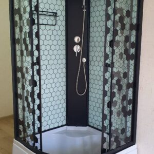 Душевая кабина ДАНА 60 угловая 90×90×215 см с высоким поддоном