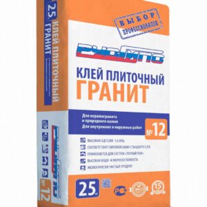 Клей плиточный Русгипс Гранит №12 25 кг